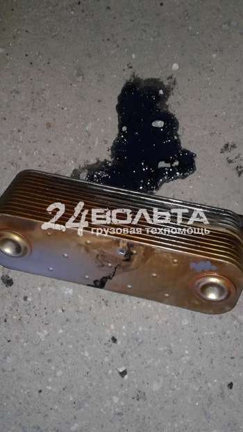 Замена теплообменника грузовика
